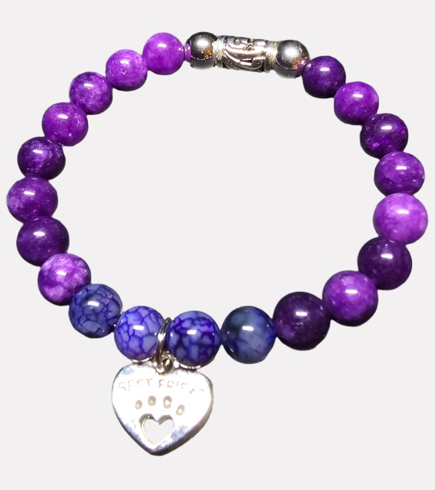 Amethyst- Stretch Bracelet- Mystical Bond