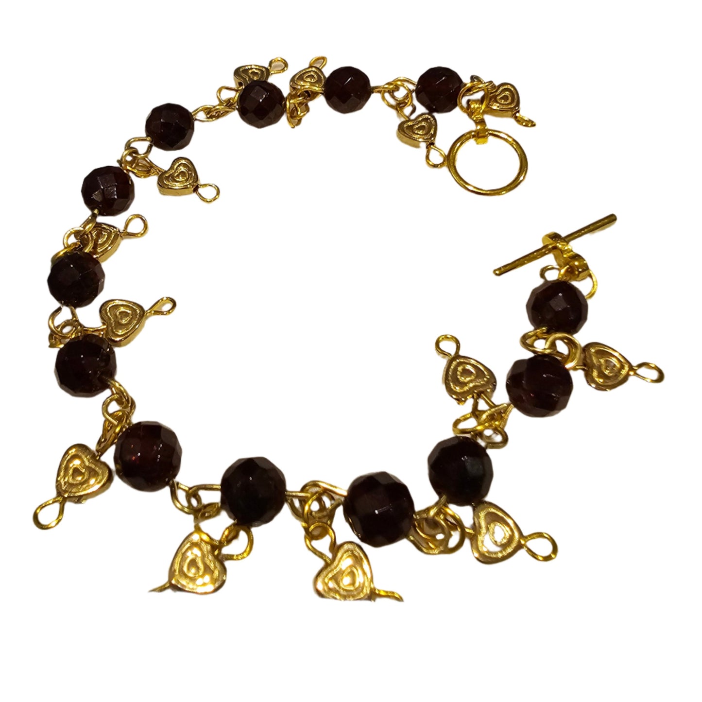 Love Bound- Garnet Bracelet